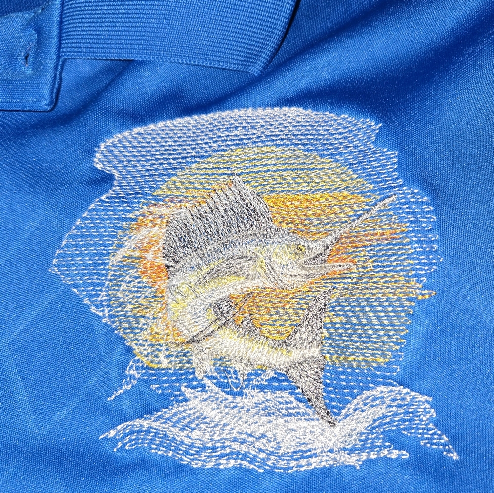 Under 2 golf/polo fisherman's dri fit shirt